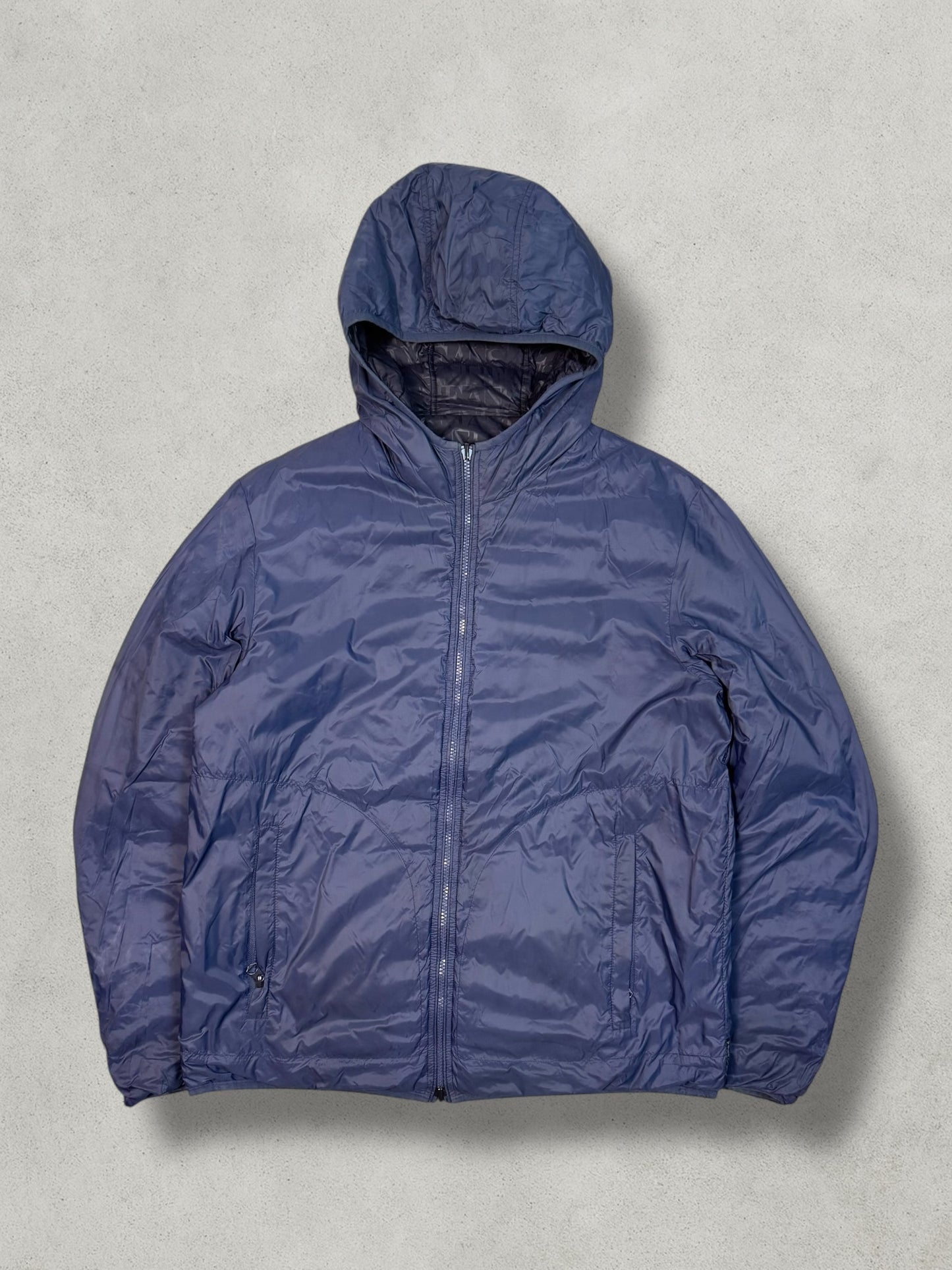 Armani Vintage Reversibel Monogram Puffer Jacke [XL] - Vision Night 