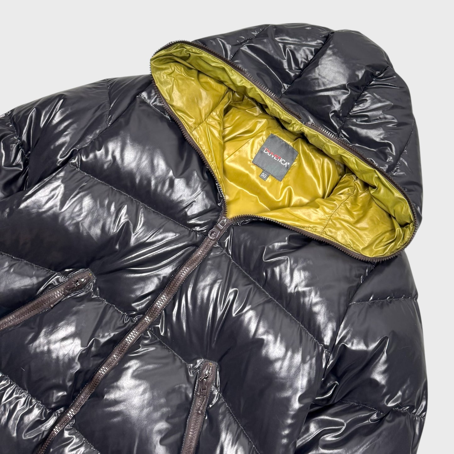 Duvetica Vintage Full Zip Daunen Puffer Jacke [L] - Vision Night 