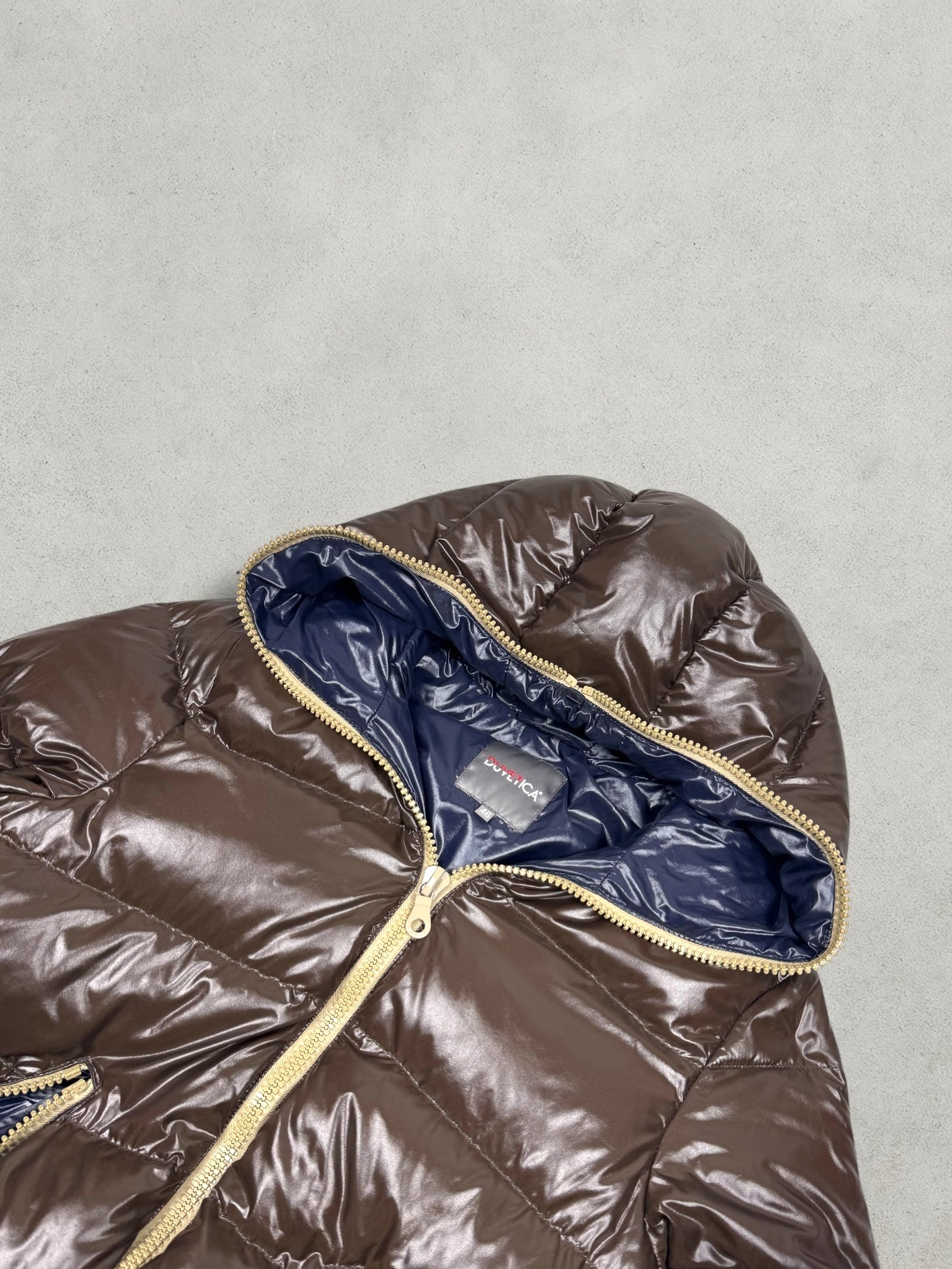 Duvetica Vintage Daunen Full Zip Puffer Jacke [XS] - Vision Night 