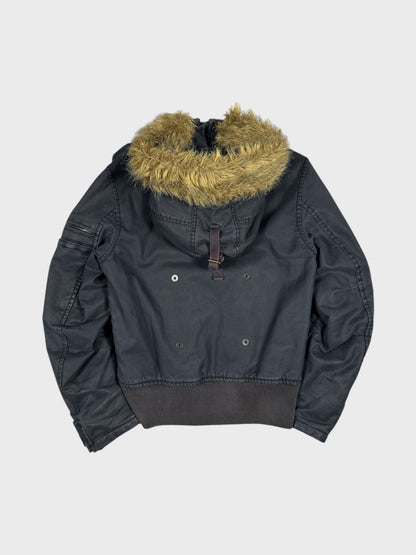 G-Star Vintage Japanese Denim Fur Multipocket Jacke [S]
