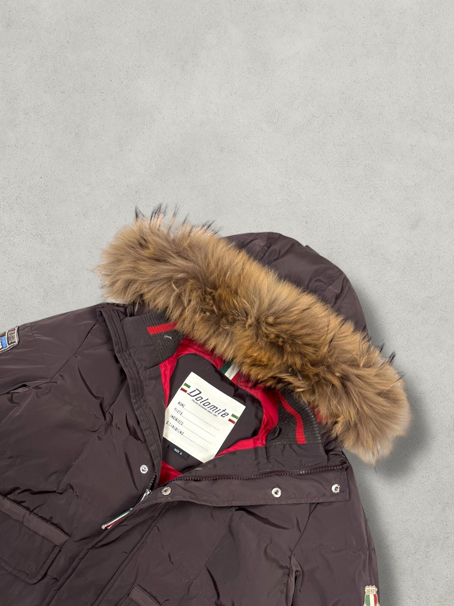 Dolomite Vintage Teddy Daunen Puffer Jacke [S] - Vision Night 