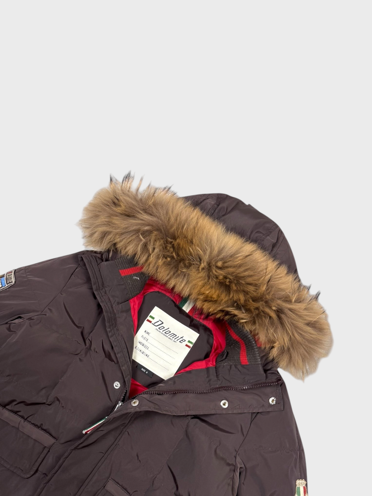 Dolomite Vintage Teddy Daunen Puffer Jacke [S] - Vision Night