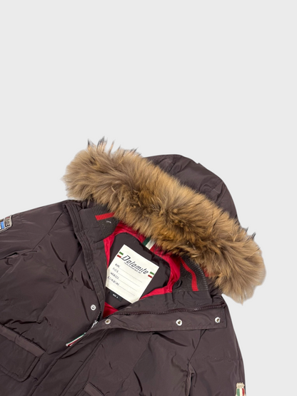 Dolomite Vintage Teddy Daunen Puffer Jacke [S] - Vision Night
