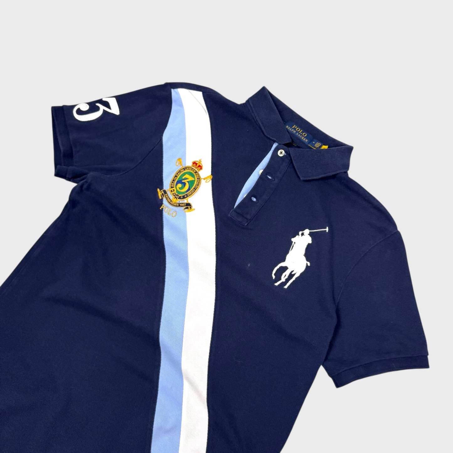Ralph Lauren Vintage Stripe Polo Shirt [M] - Vision Night 