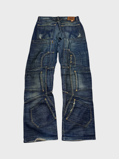 Kaporal Vintage Multipocket Jeans - Vision Night