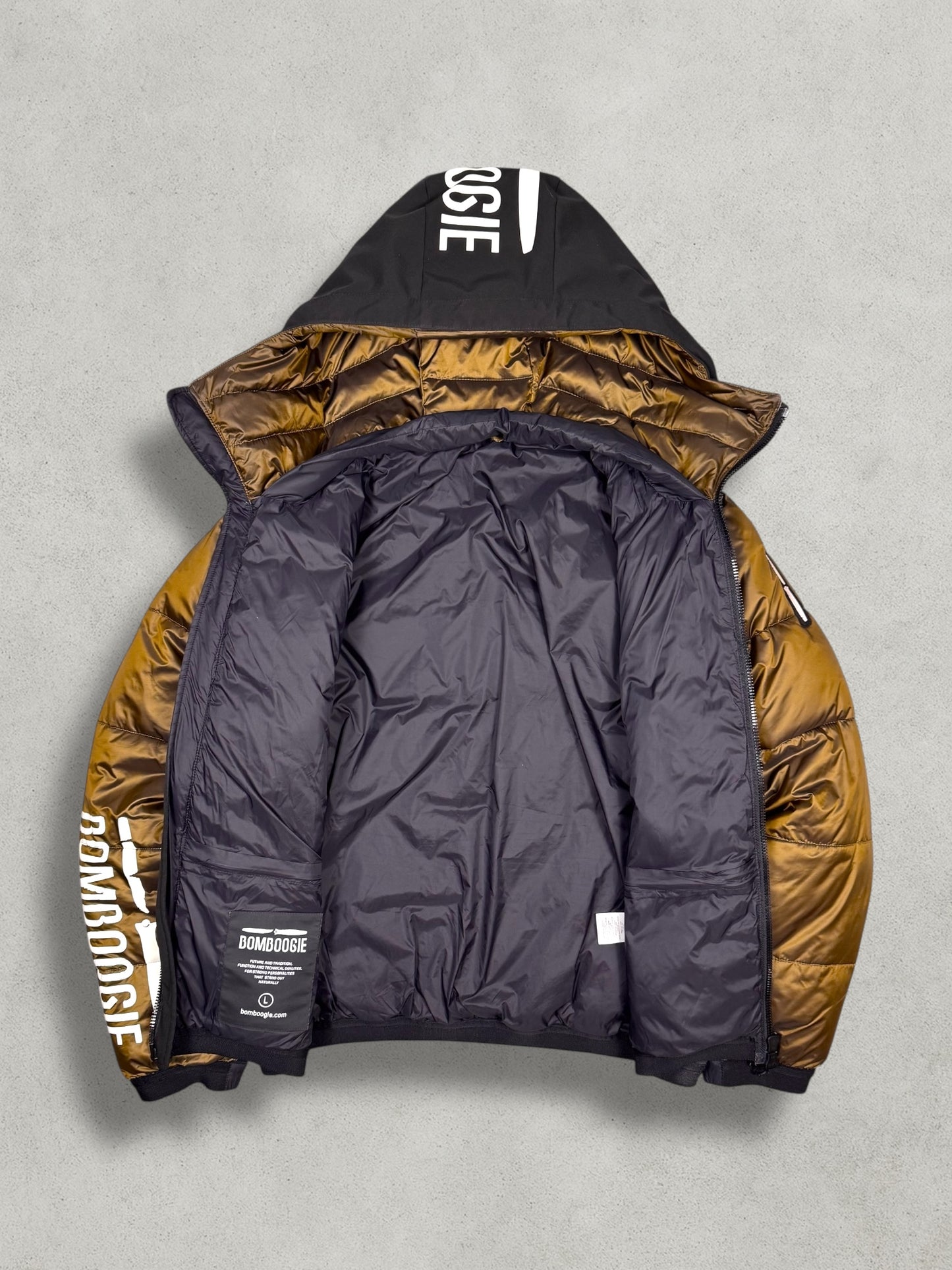 Bomboogie Vintage Moto Life Special Edition Daunen Pufferjacke [L]