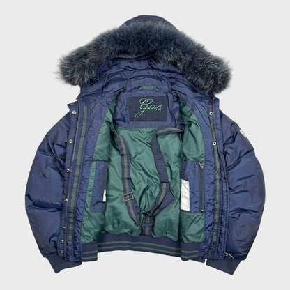 Gas Vintage Fur Daunen Puffer Jacke [S] - Vision Night 