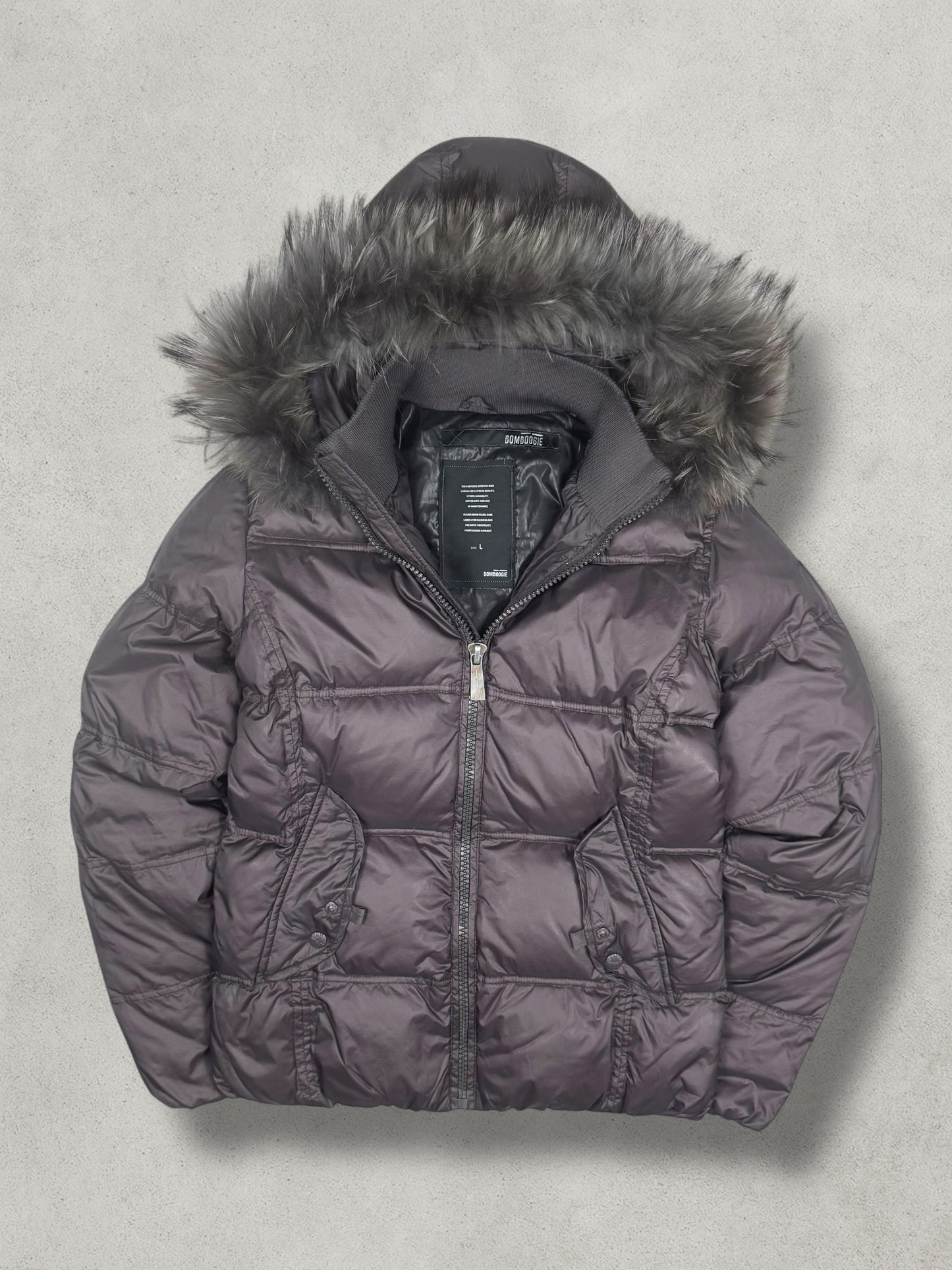 Bomboogie Vintage Daunen Puffer Jacke [L] Wmns