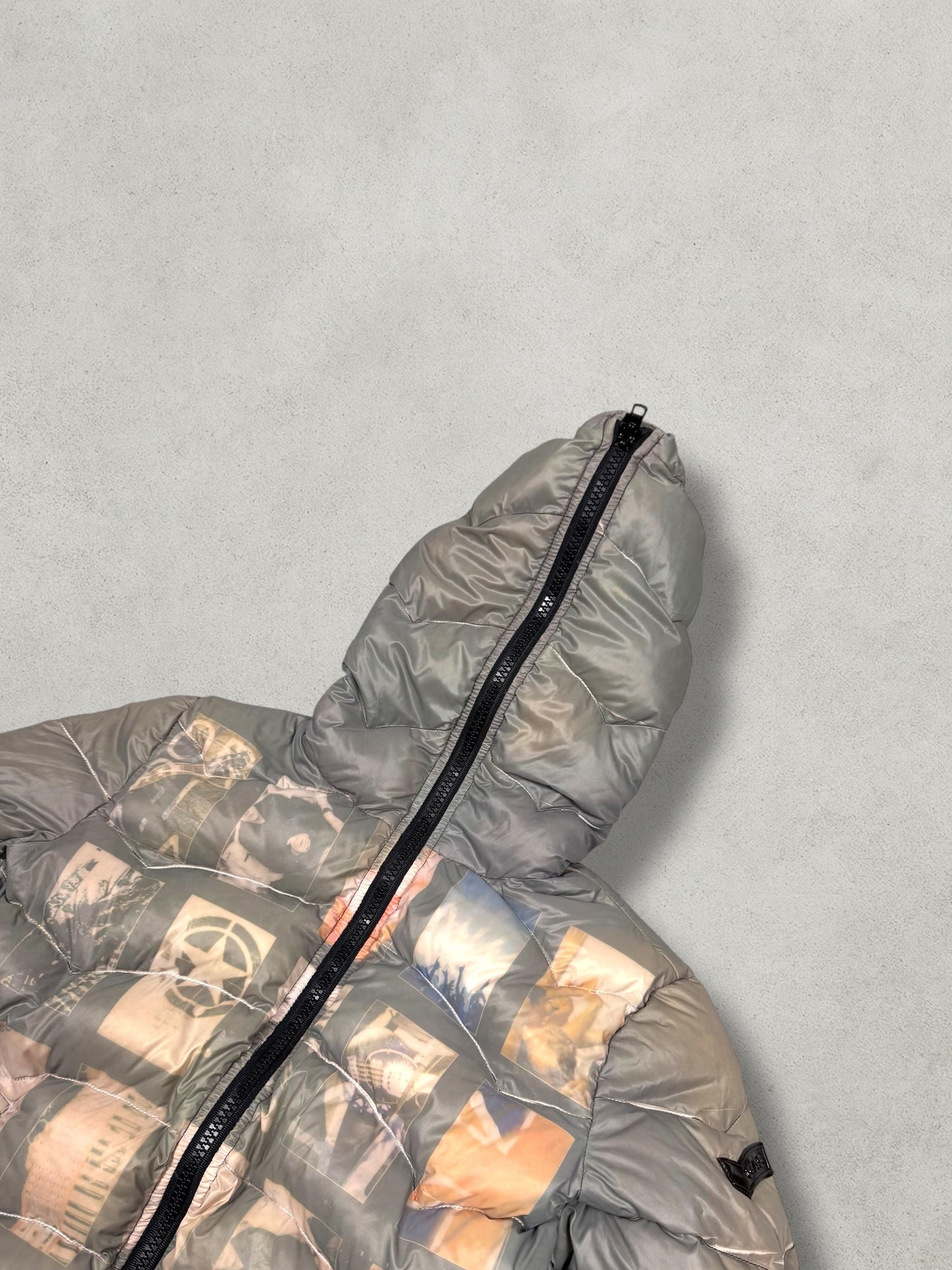 GAS Vintage Memory Color Shift Daunen Puffer Jacke [S] Wmns