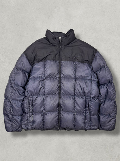 Nike Vintage Big Swoosh Daunen Puffer Jacke [XL] - Vision Night 