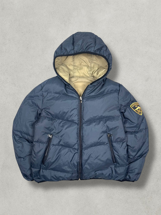 GAS Vintage Reversibel Daunen Puffer Jacke [L]