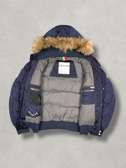 Dolomite Vintage Expedition Backprint Daunen Puffer Jacke [L]