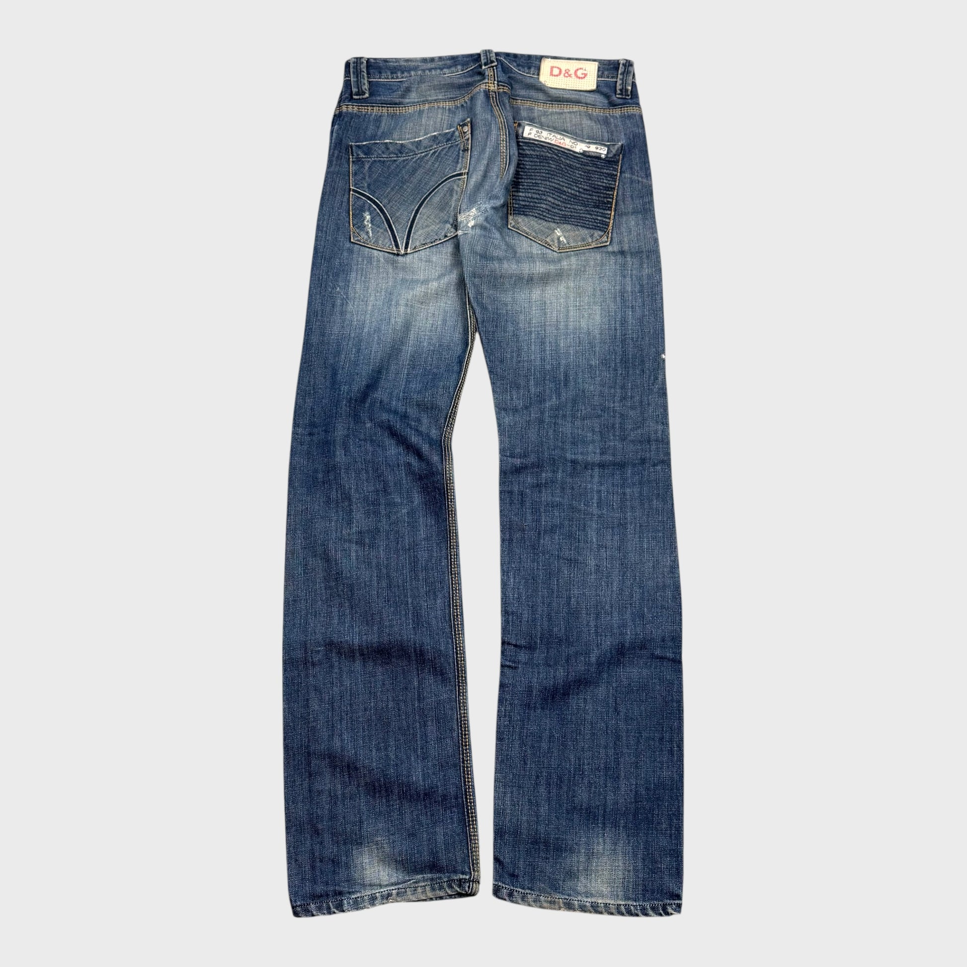 D&G Vintage Power Straight Leg jeans [M] - Vision Night 