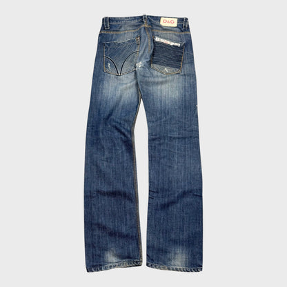 D&G Vintage Power Straight Leg jeans [M] - Vision Night 