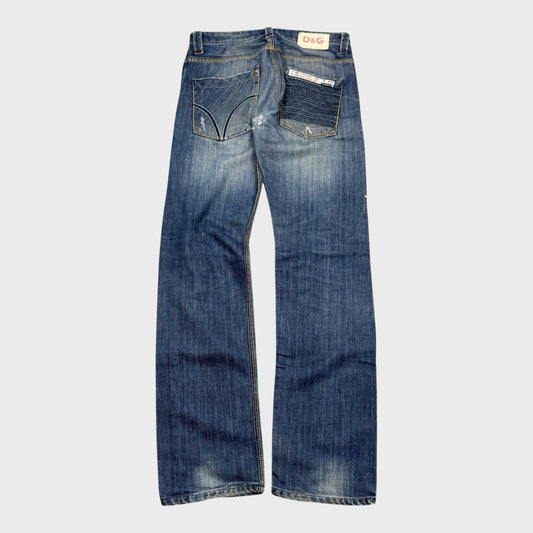 D&G Vintage Power Straight Leg jeans [M] - Vision Night 