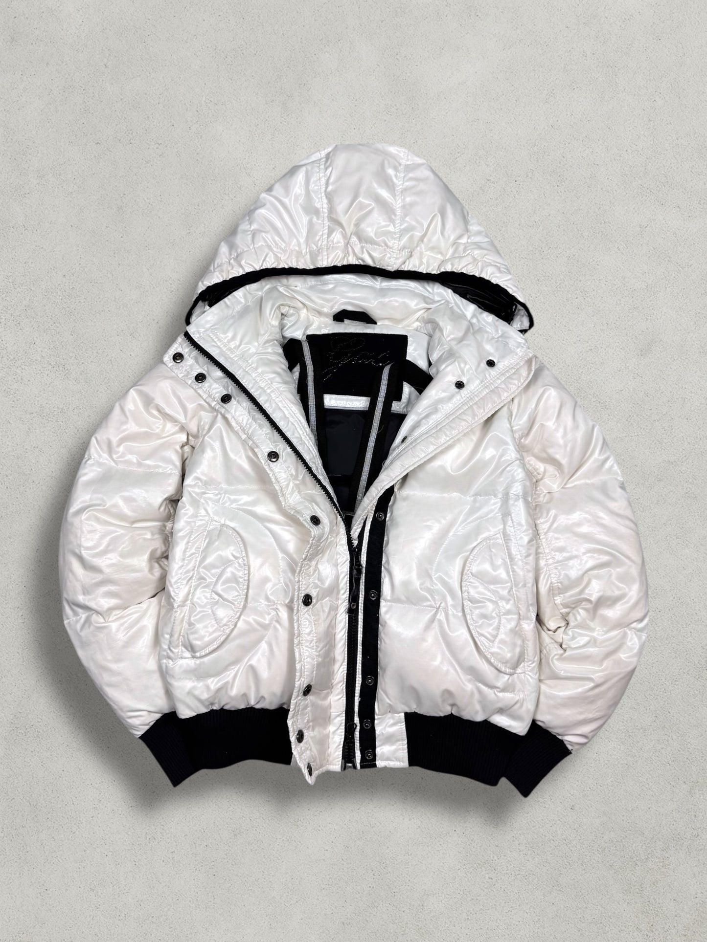 GAS Vintage Shiny Daunen Puffer Jacke [M] Wmns - Vision Night 
