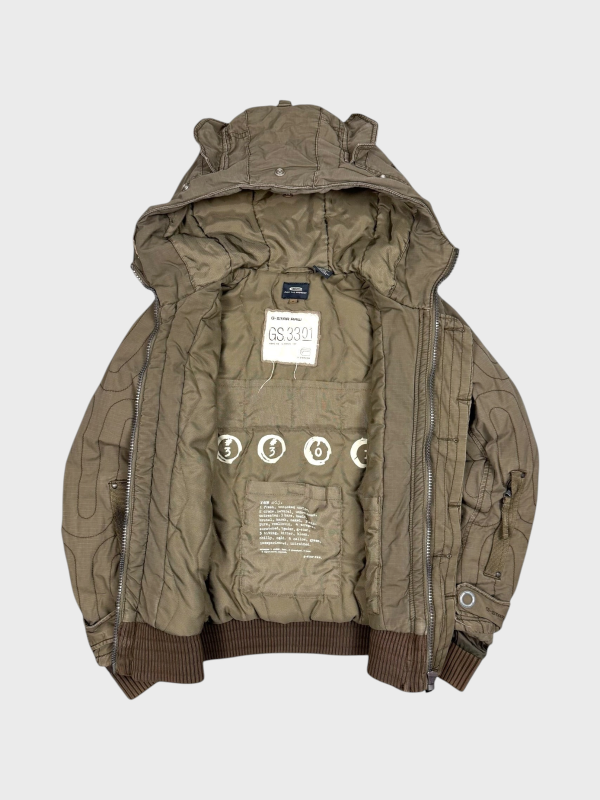 G-Star Vintage Military Pattern Denim Jacket [S] - Vision Night