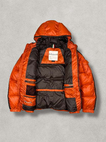 Dolomite Vintage Explorer Backprint Daunen Puffer Jacke