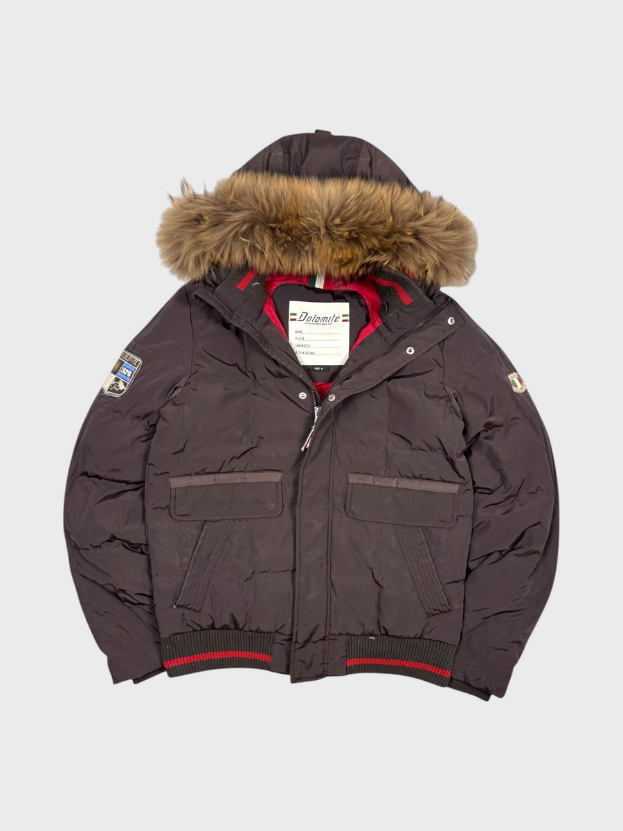 Dolomite Vintage Teddy Daunen Puffer Jacke [S] - Vision Night