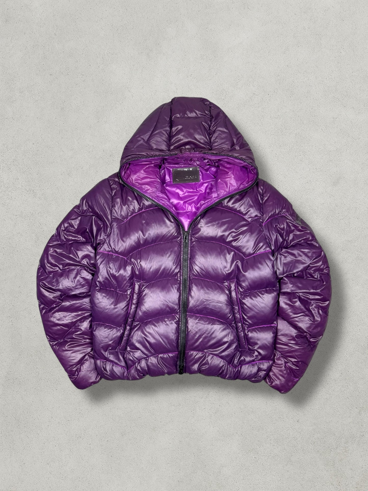 GAS Vintage DD Shell Midnight Purple Daunen Puffer Jacke [L]