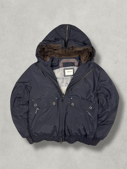 GAS Vintage Daunen Puffer Jacke [L] - Vision Night 