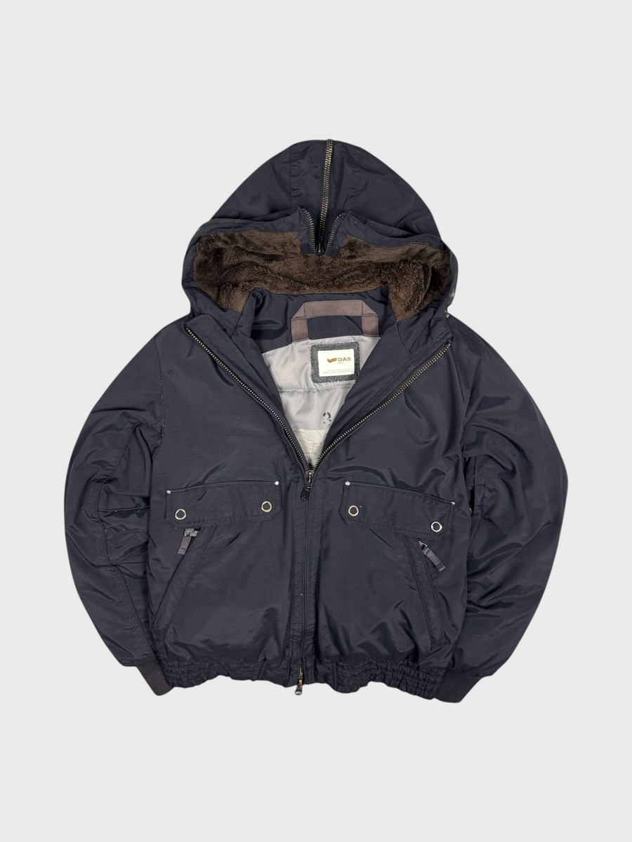 GAS Vintage Daunen Puffer Jacke [L] - Vision Night