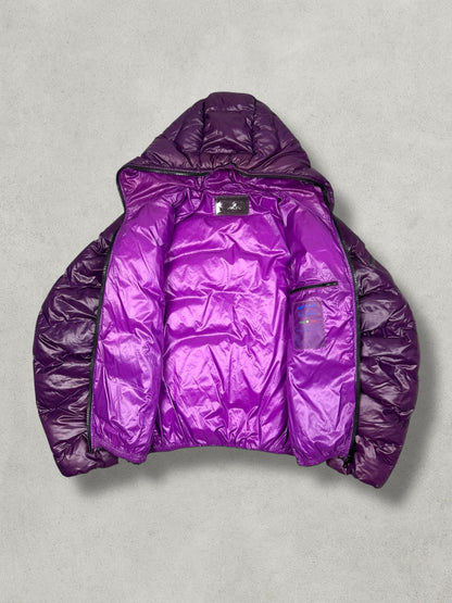 GAS Vintage DD Shell Midnight Purple Daunen Puffer Jacke [L]