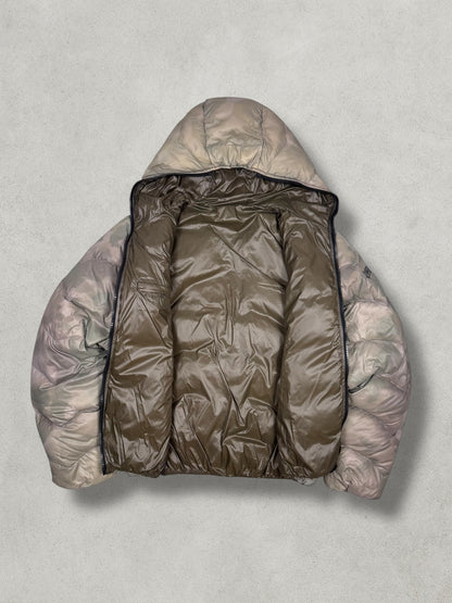 GAS Vintage Skull Camo Reversible Daunen Puffer Jacke [L]