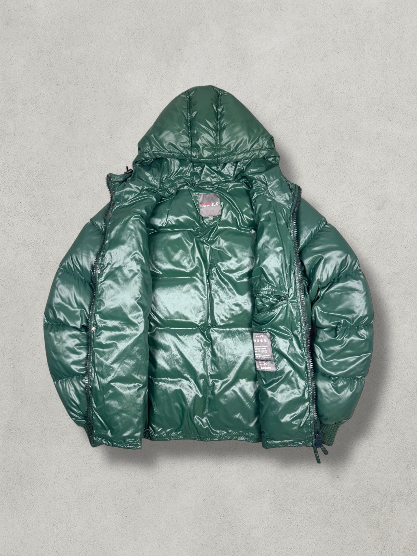 Duvetica Vintage Shiny Multipocket Daunen Puffer Jacke [L]