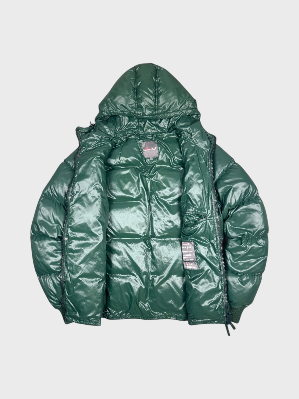 Duvetica Vintage Shiny Multipocket Daunen Puffer Jacke [L] - Vision Night