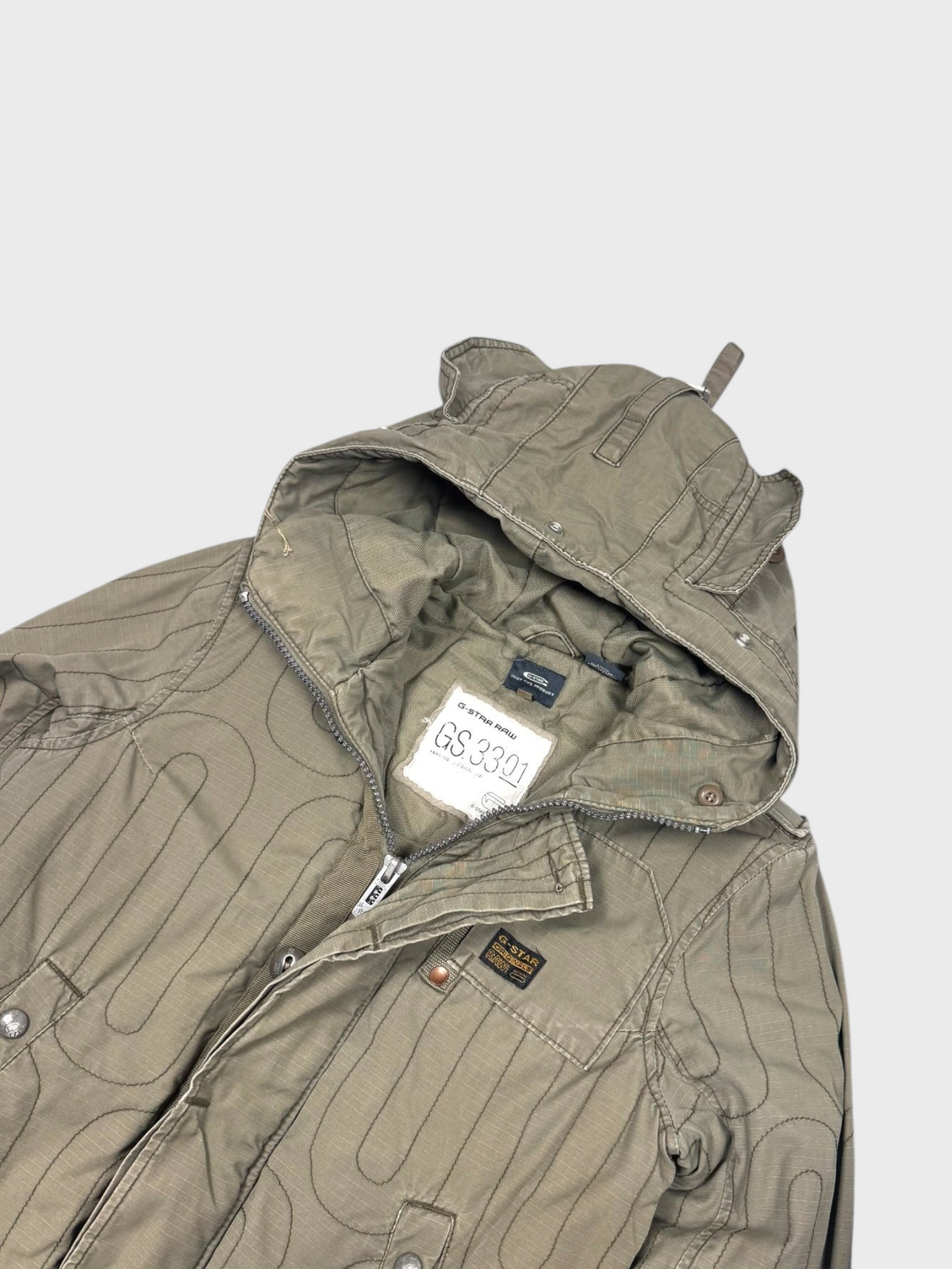 G-Star Vintage Military Pattern Denim Jacket [M] - Vision Night