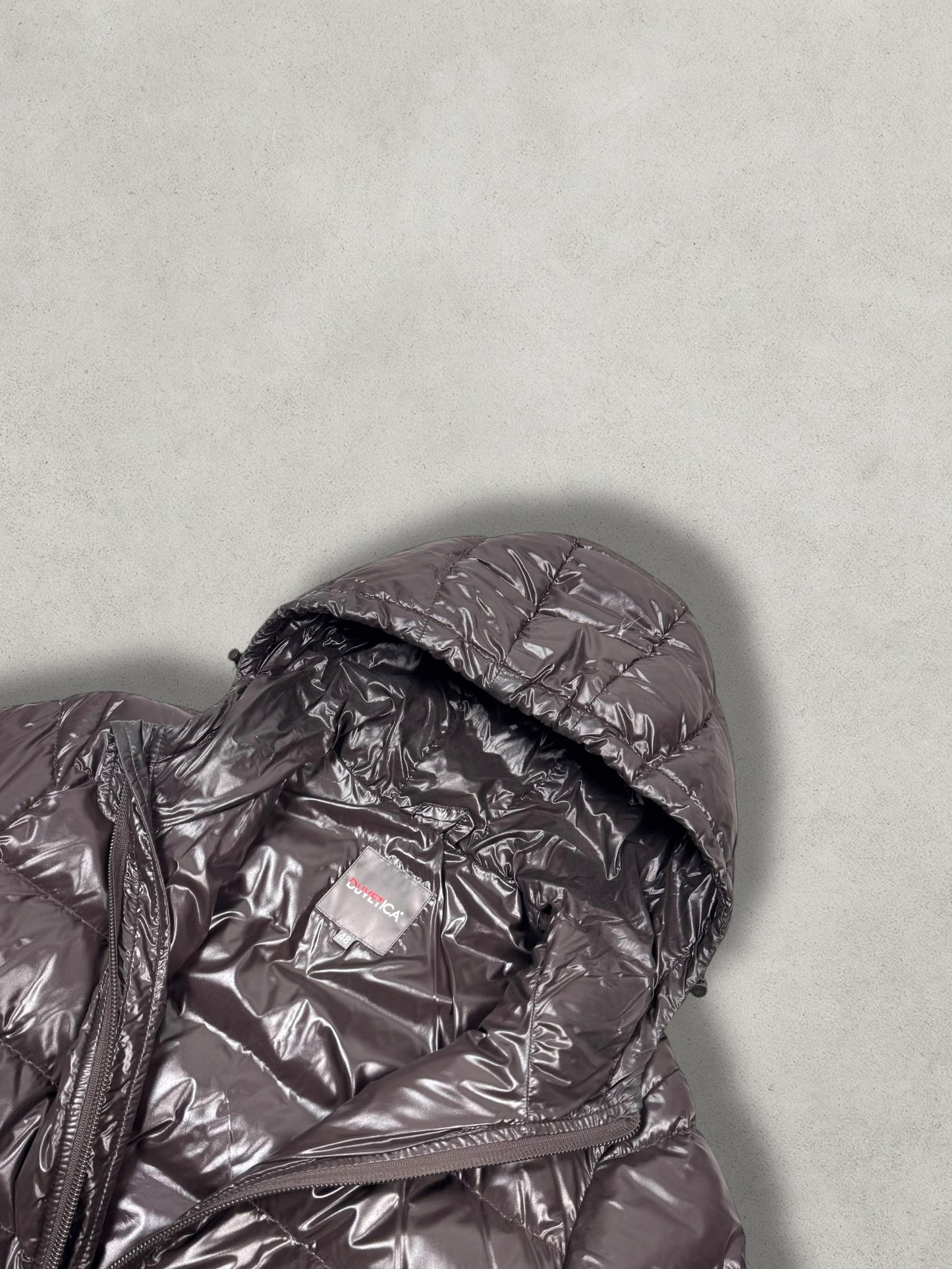 Duvetica Vintage Shiny Multipocket Daunen Puffer Jacke [S]
