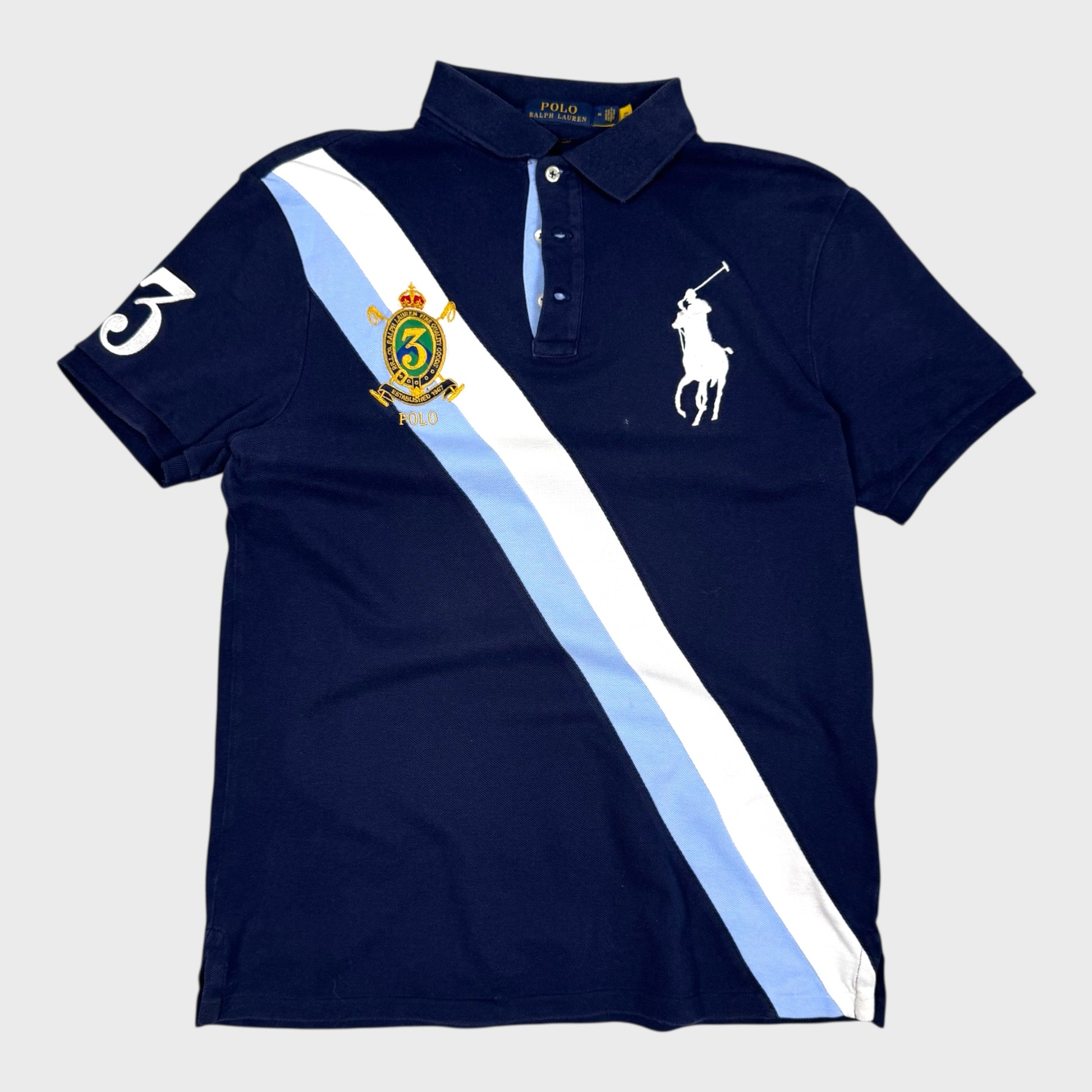 Ralph Lauren Vintage Stripe Polo Shirt [M] - Vision Night 
