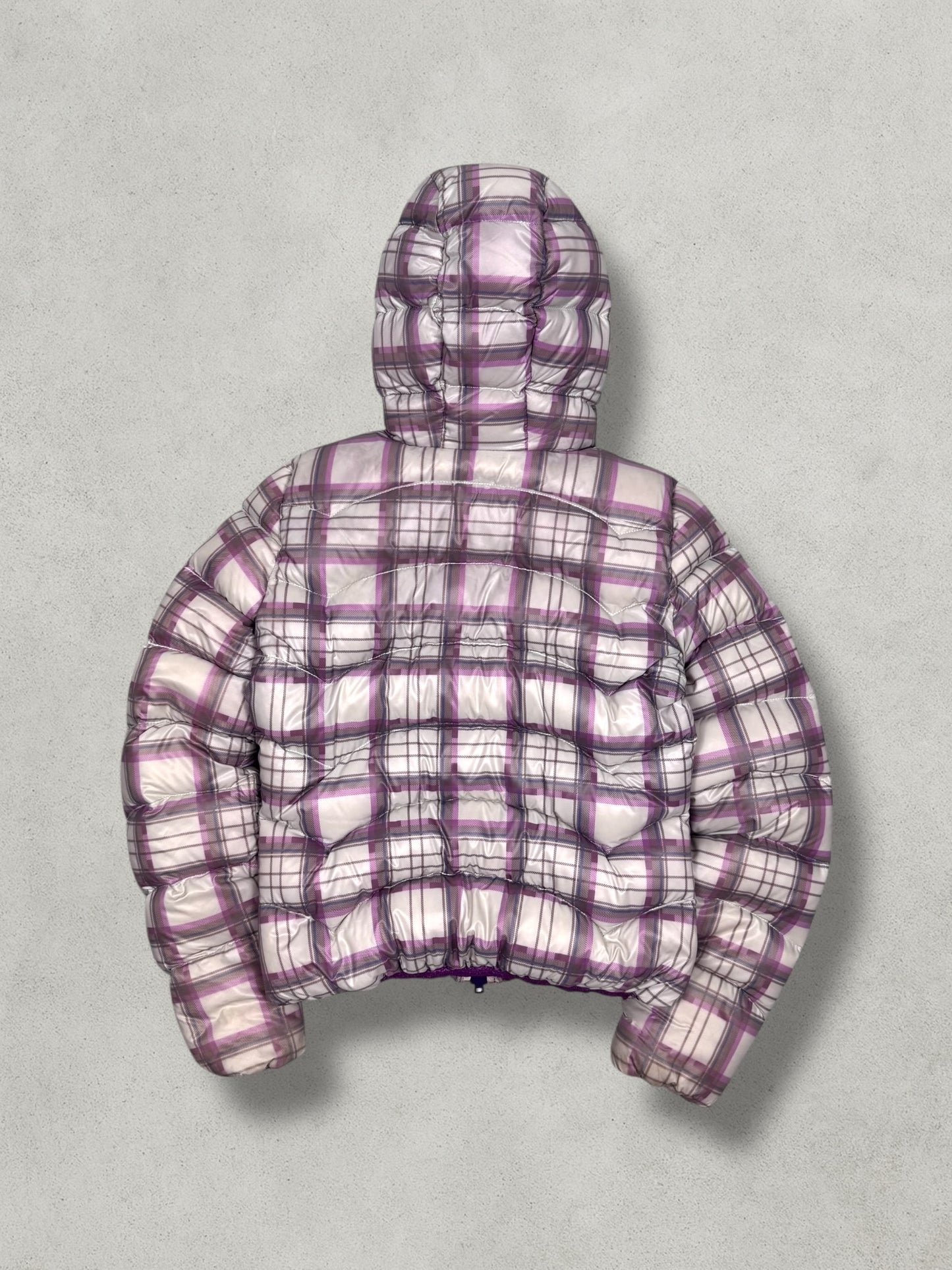 GAS Vintage Tartan Daunen Puffer Jacke [XS]