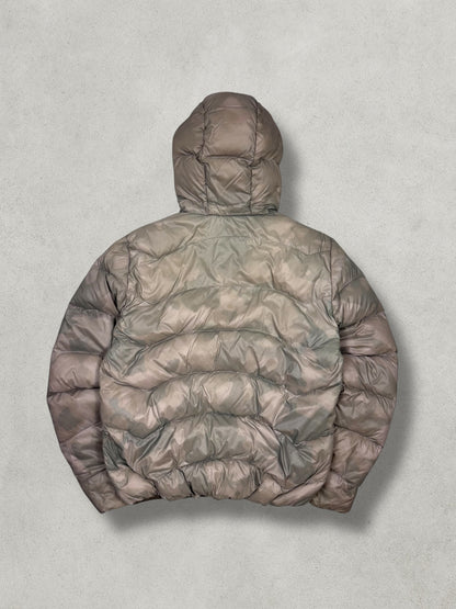 GAS Vintage Skull Camo Reversible Daunen Puffer Jacke [L]