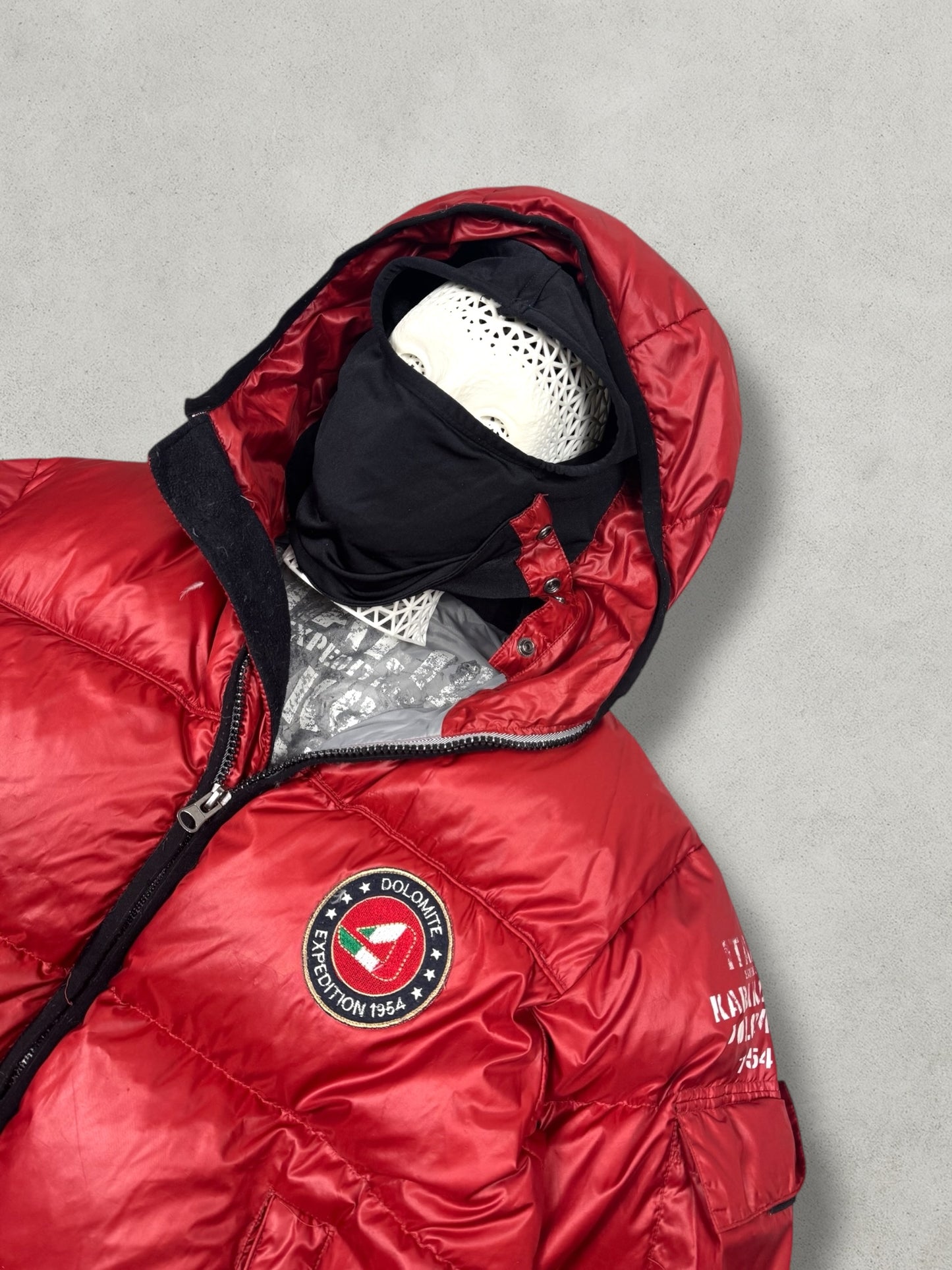 Dolomite Vintage Expedition Ski Mask Daunen Pufferjacke [L]