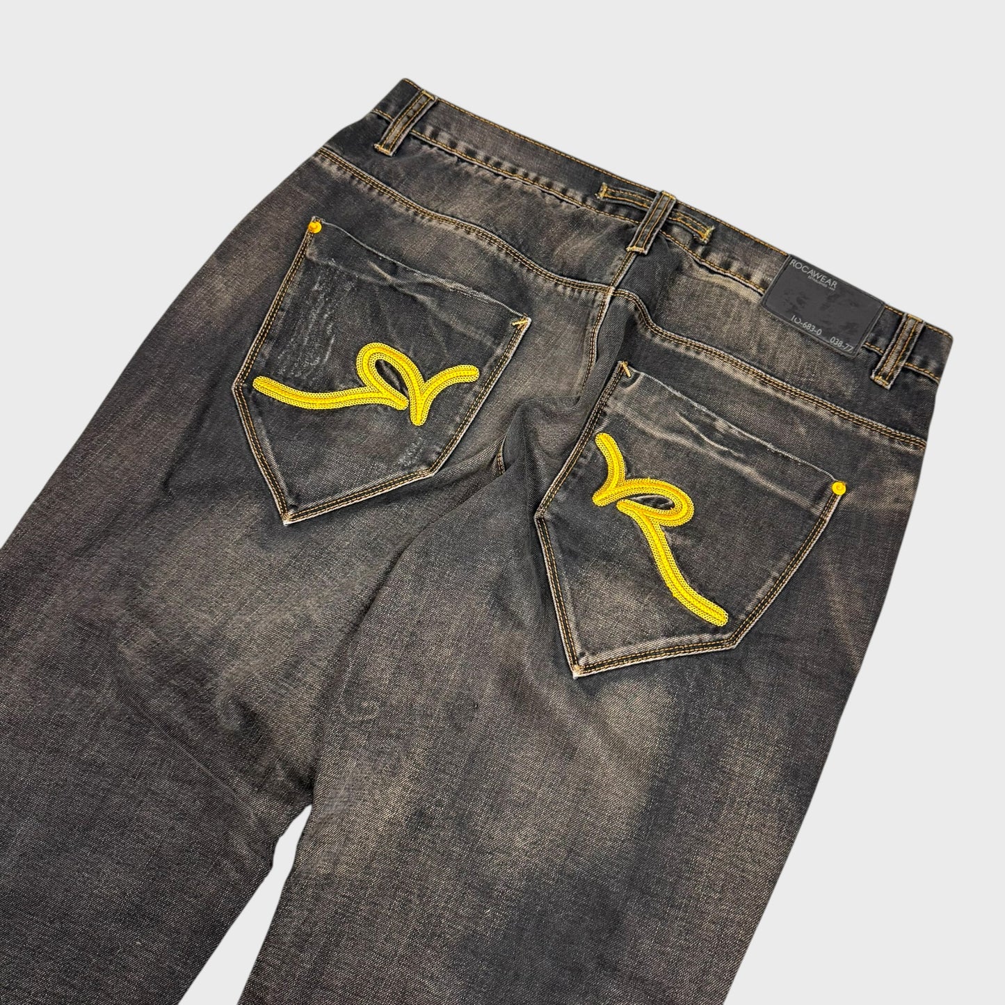 Rocawear Vintage Sunfade Jeans [Xl] - Vision Night 