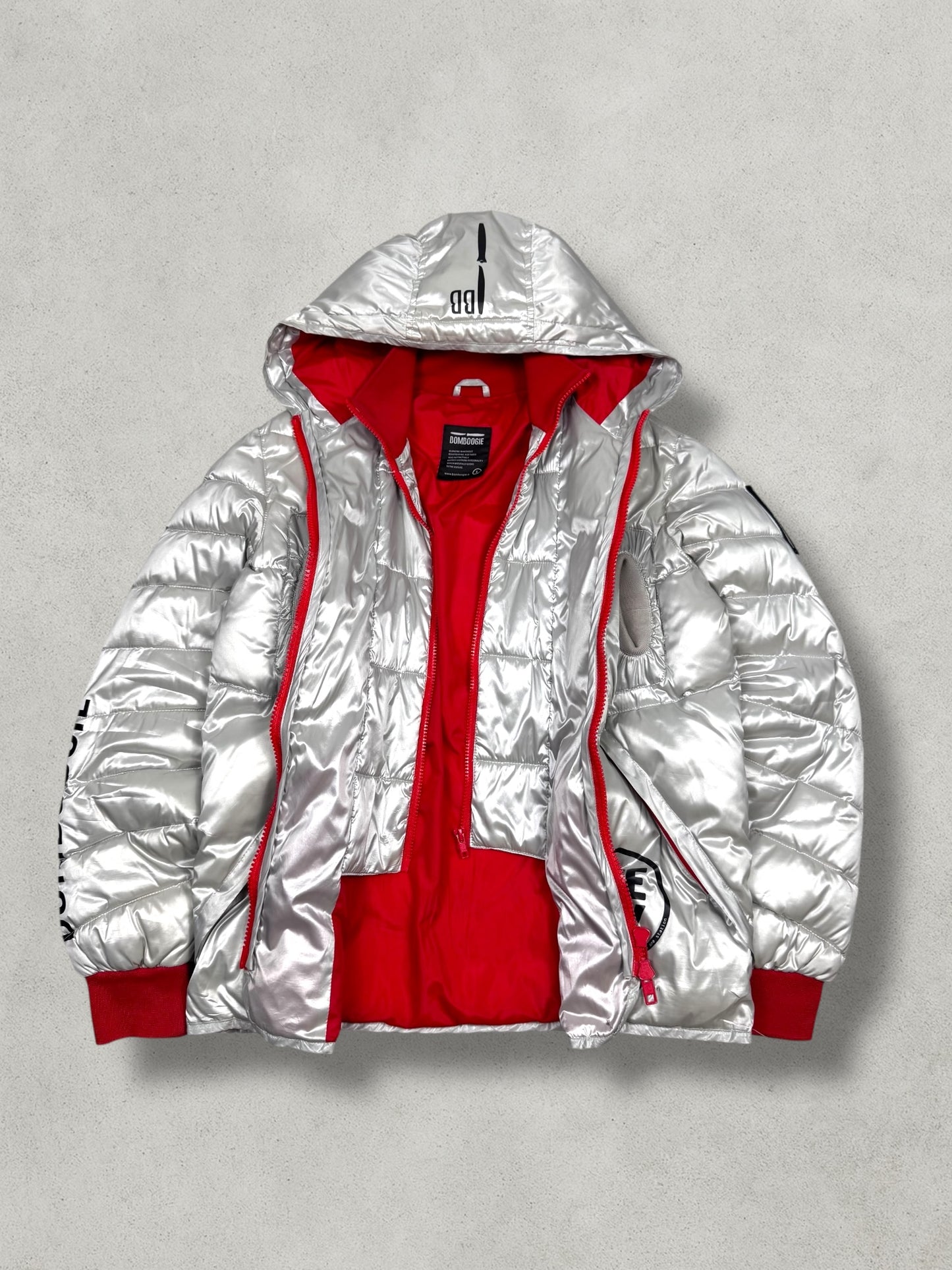 Bomboogie Vintage Moto Life Puffer Jacke [L] - Vision Night 