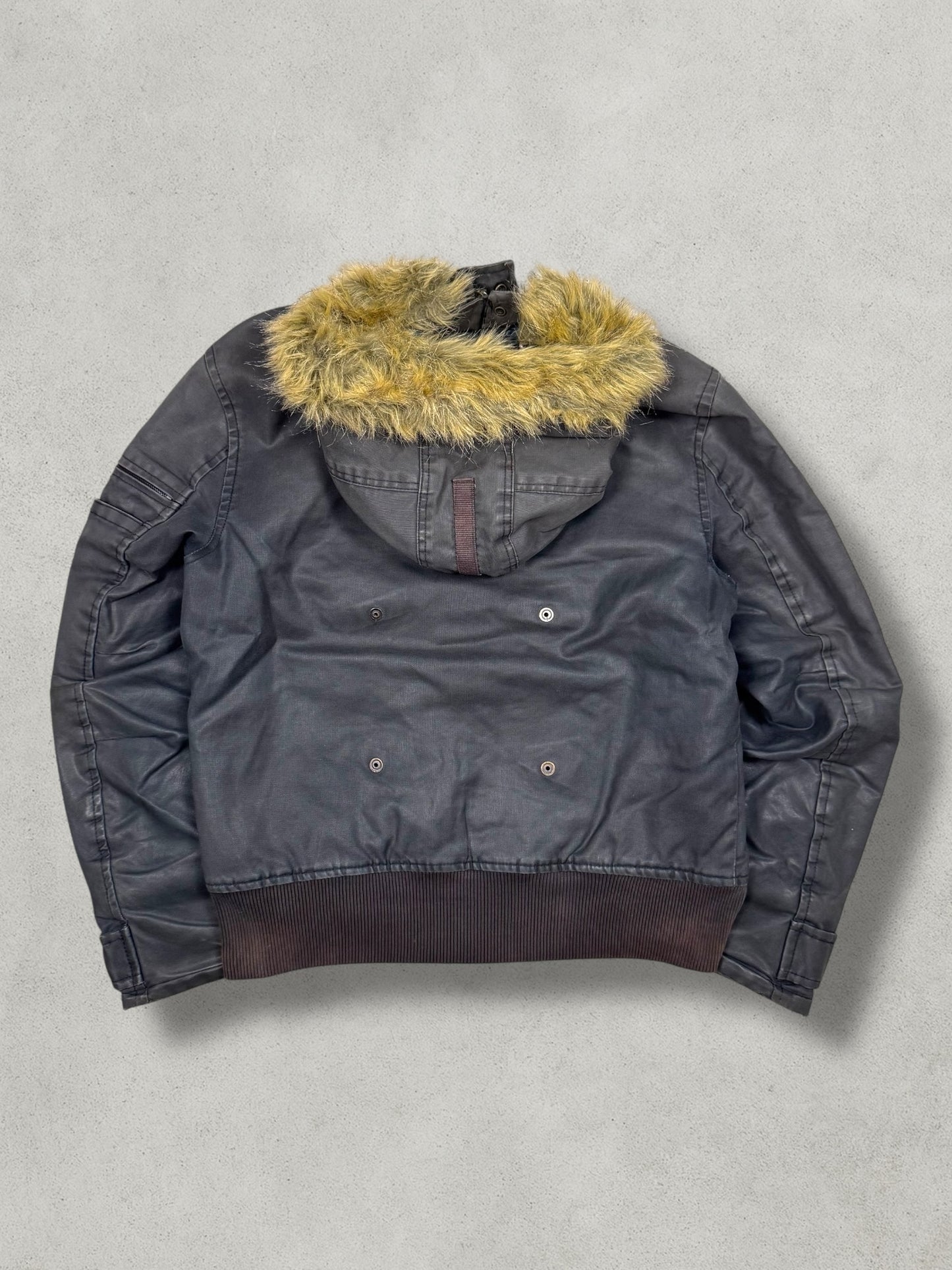 G-Star Vintage Wax Denim Fur Jacket [L] - Vision Night 