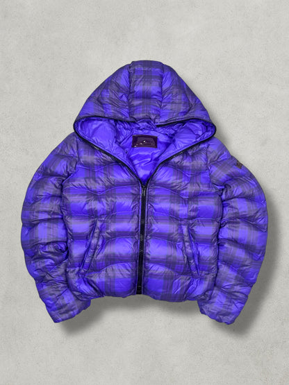 Vintage GAS Tartan Full-Zip Daunen Pufferjacke Women’s S - Vision Night 