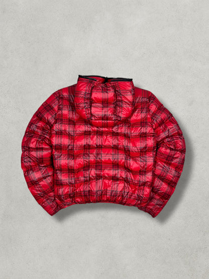 Gas Vintage Tartan Full Zip Daunen Puffer Jacke [M] Wmns
