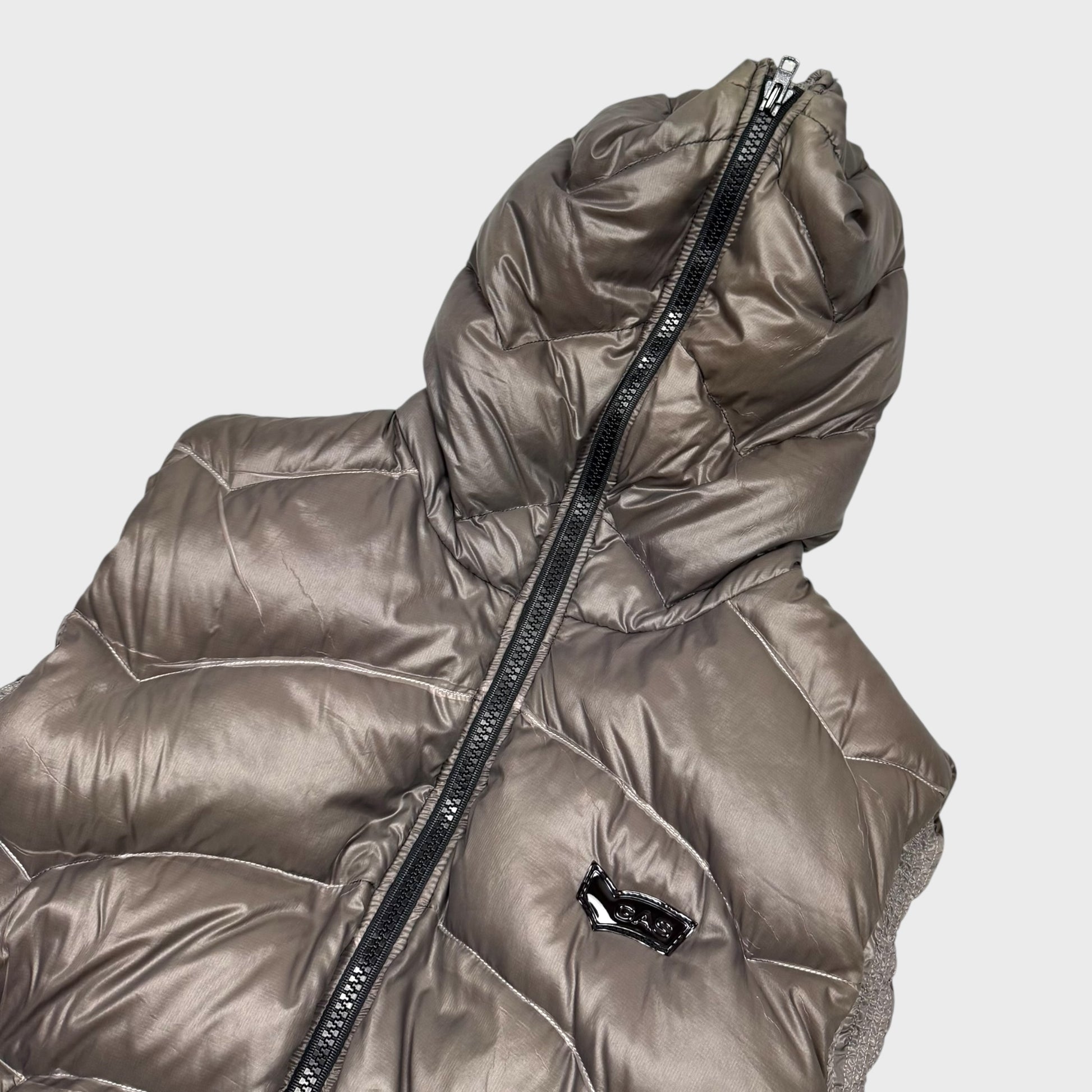 Gas Vintage DD Shell Daunen Puffer Weste [L] - Vision Night 