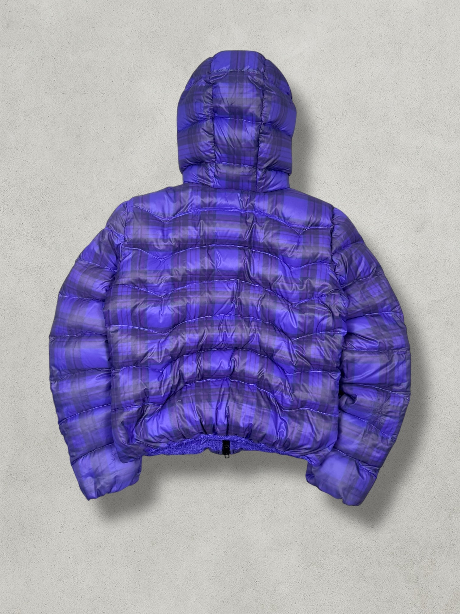 Vintage GAS Tartan Full-Zip Daunen Pufferjacke Women’s S - Vision Night 