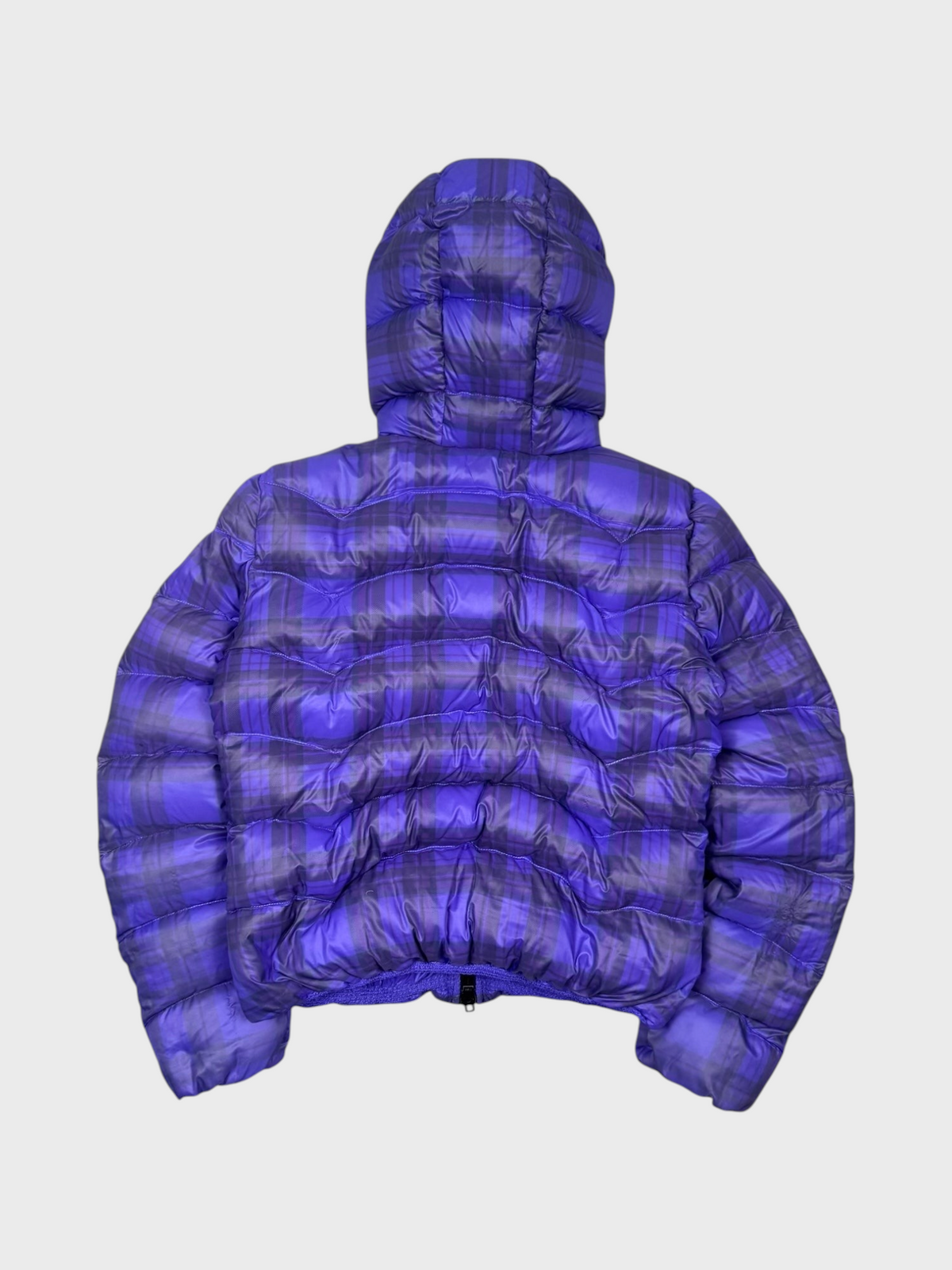 Vintage GAS Tartan Full-Zip Daunen Pufferjacke Women’s S - Vision Night