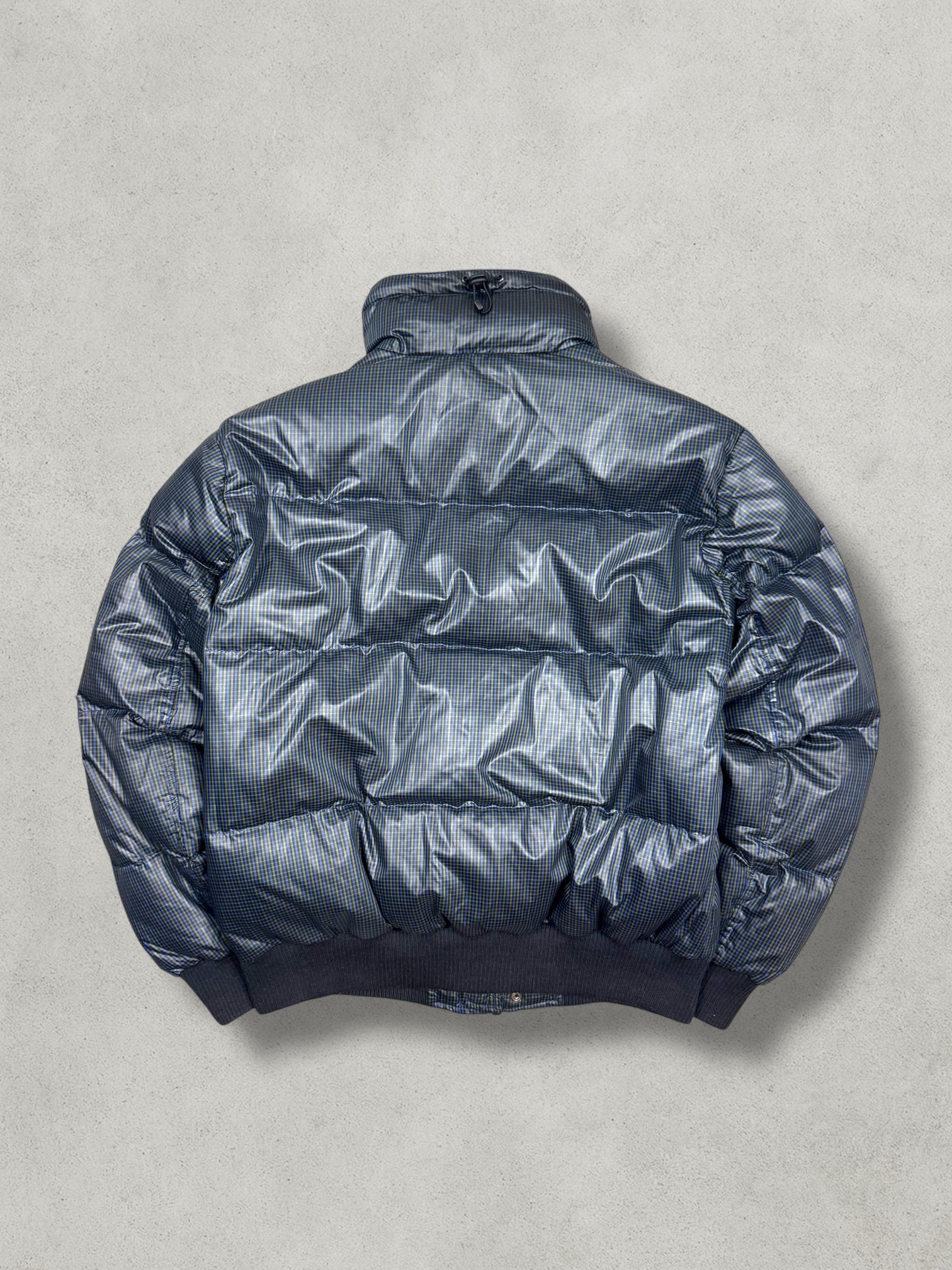 GAS Vintage Tartan Daunen Puffer Jacke [L] - Vision Night 