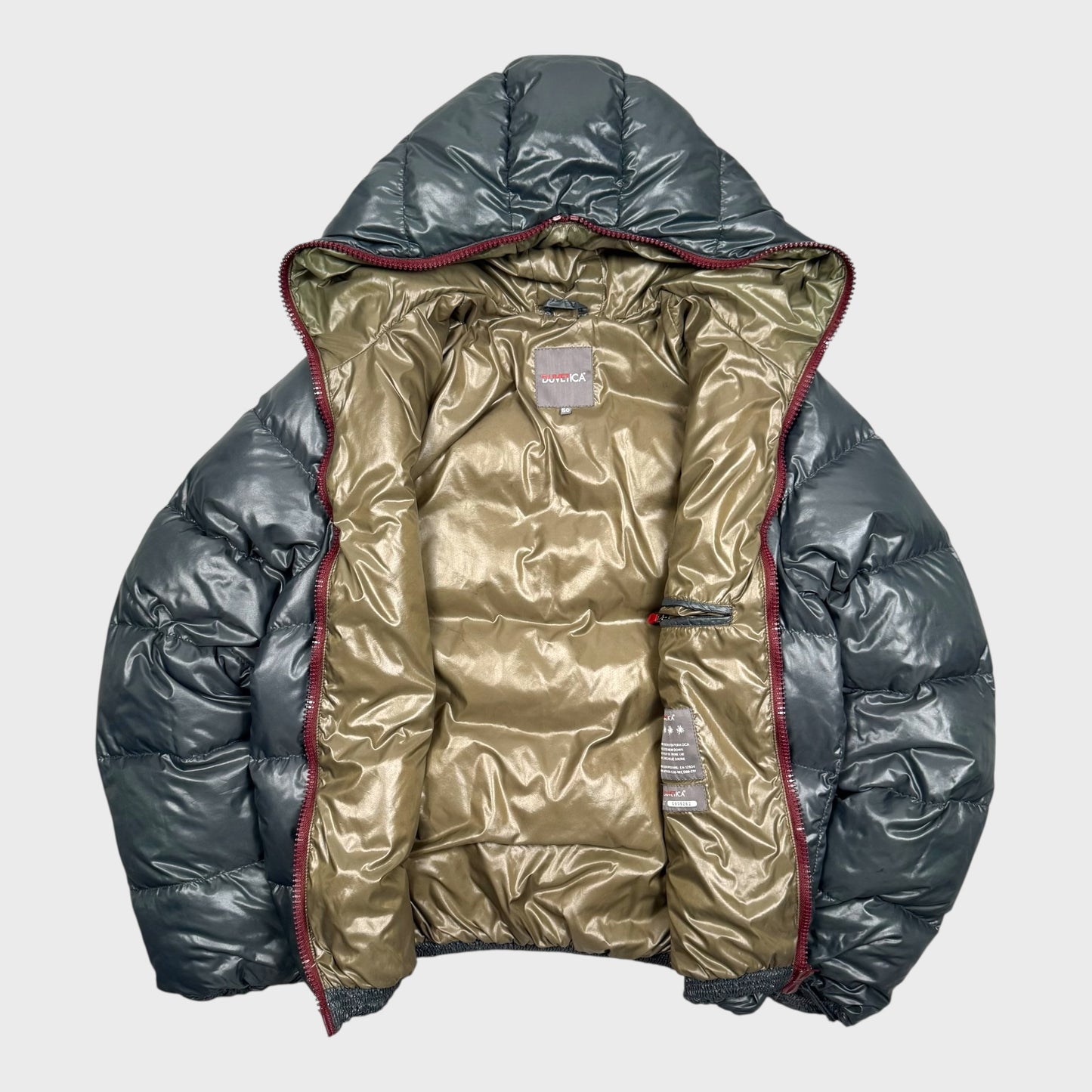Duvetica Vintage Full Zip Daunen Puffer Jacke [L] - Vision Night 