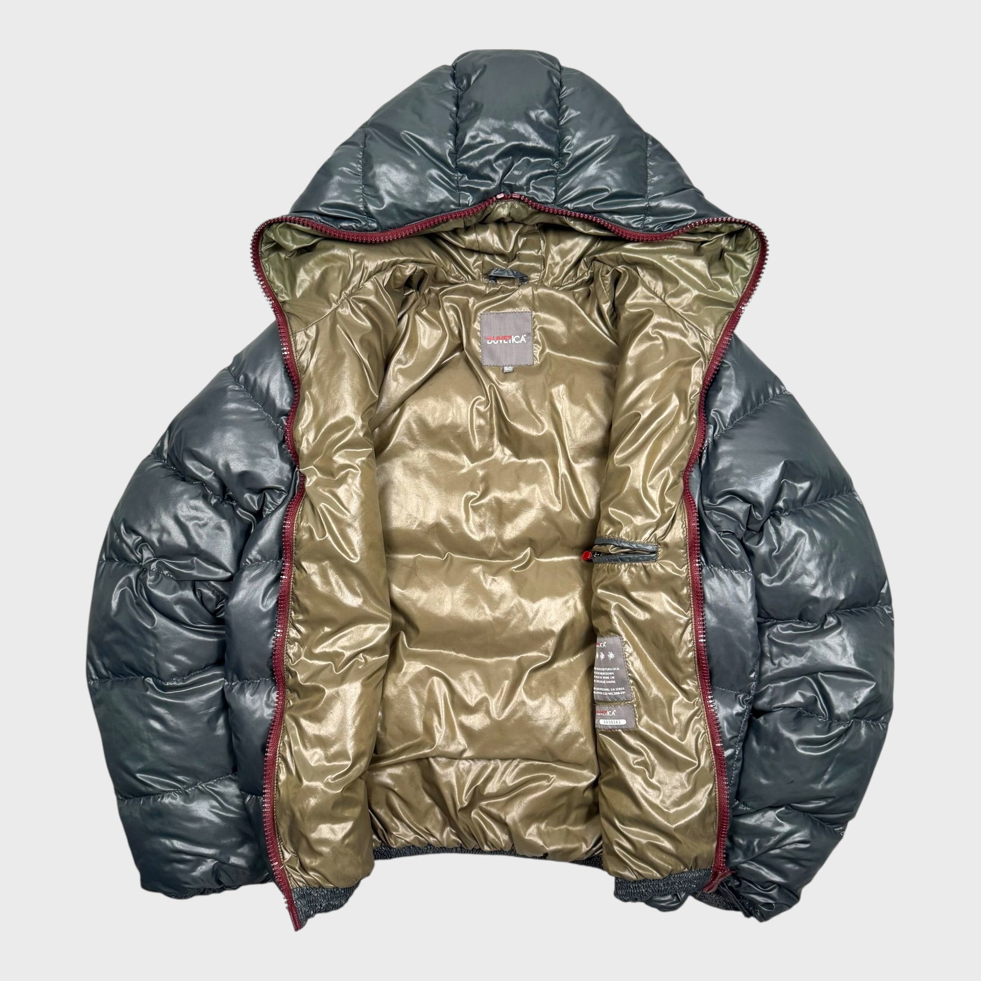 Duvetica Vintage Full Zip Daunen Puffer Jacke [L] - Vision Night 