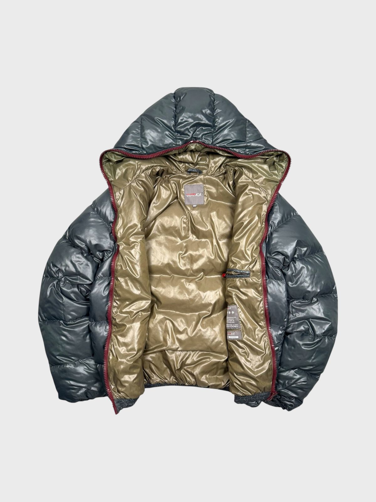 Duvetica Vintage Full Zip Daunen Puffer Jacke [L] - Vision Night