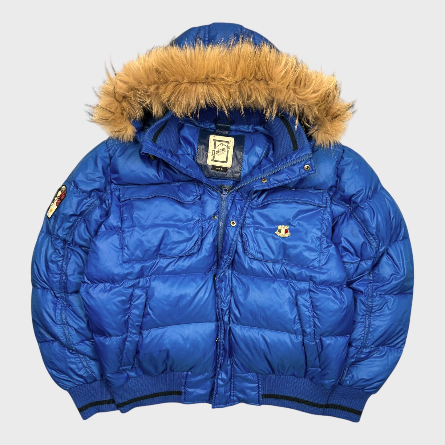 Dolomite Vintage Explorer Fur Daunen Puffer Jacke [L] - Vision Night 