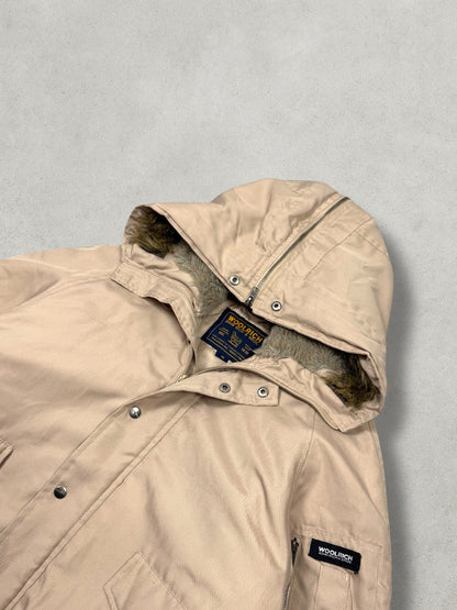 Woolrich Vintage Daunen Split Zipper Jacke [L] - Vision Night 